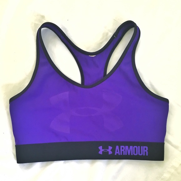 Under Armour Sports Bra in Purple - Picture 1 of 3